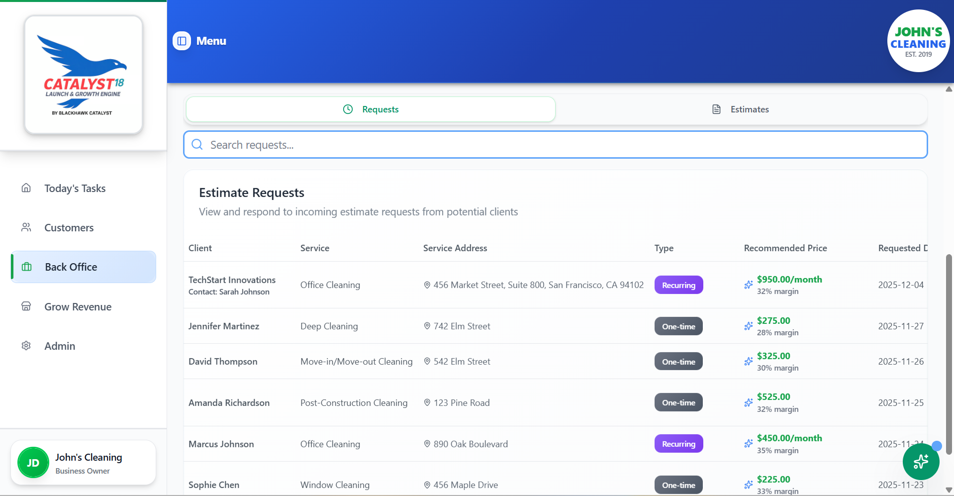 Estimates & Invoices